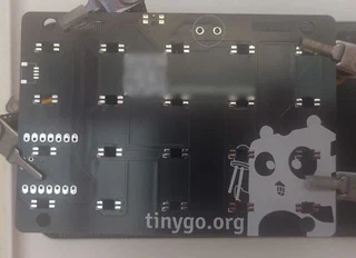 Step 1 – bare PCB front